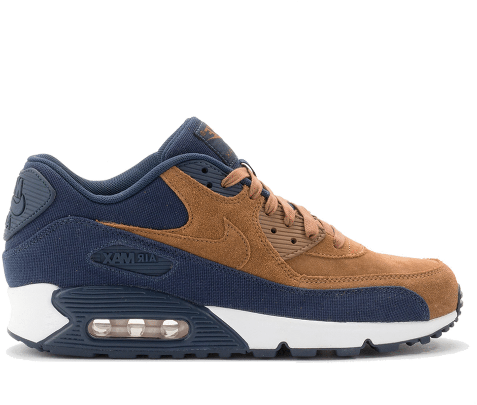 knuffel Er is een trend pad Nike Air Max 90 Ale Brown Midnight Navy 700155-201