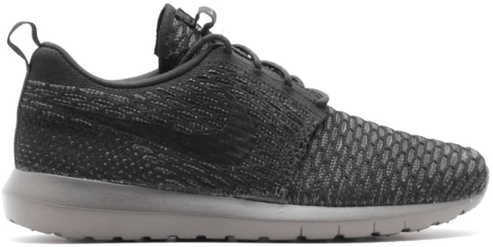 nike roshe run flyknit midnight fog