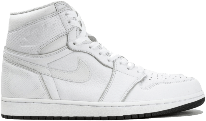 jordan 1 retro white perforated