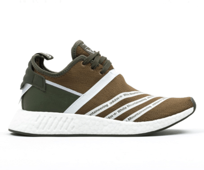 adidas NMD R2 White Mountaineering Trace Olive CG3649