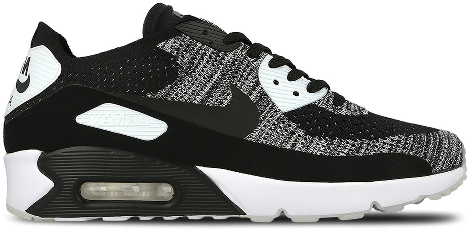 Nike Air Max 90 Ultra Flyknit 2.0 Oreo 875943-001 | Zwart