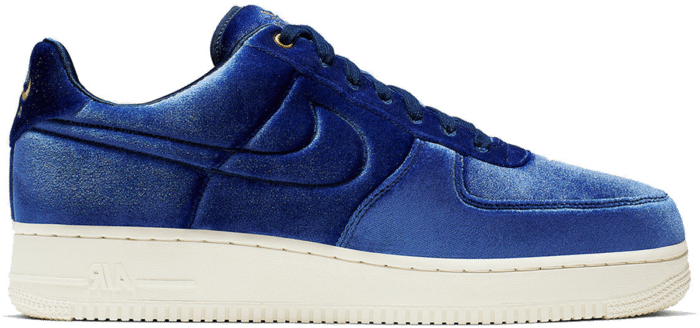 Nike Air Force 1 Low Premium 3 Velour Blue Void AT4144-400