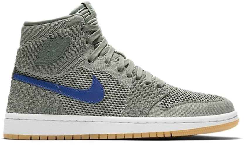 air jordan 1 flyknit clay green