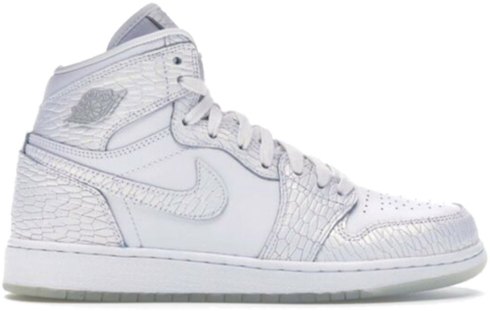 Jordan 1 Retro High Heiress Pure Platinum (GS) 832596-100 | Wit