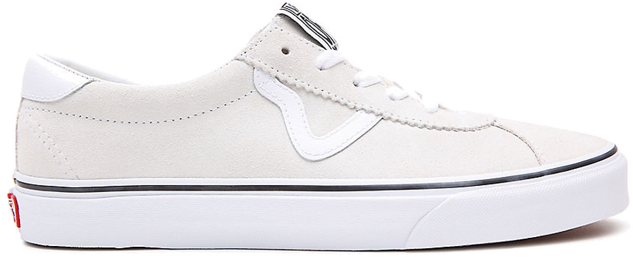 vans suede sport white