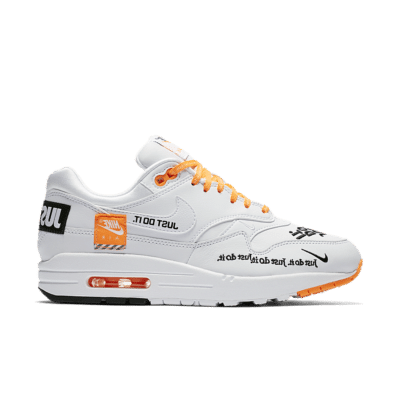 Nike Air Max 1 ‘Just Do It’ White/Total Orange/Black 917691-100