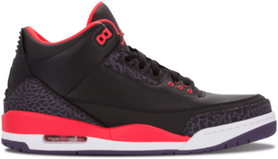 Jordan 3 Retro Crimson (GS) 398614-005