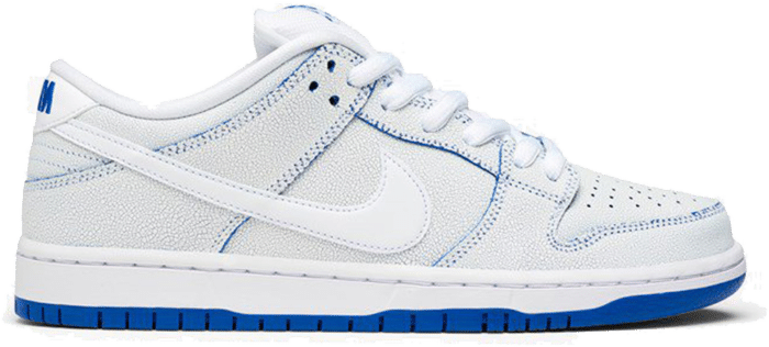 nike sb dunk white game royal