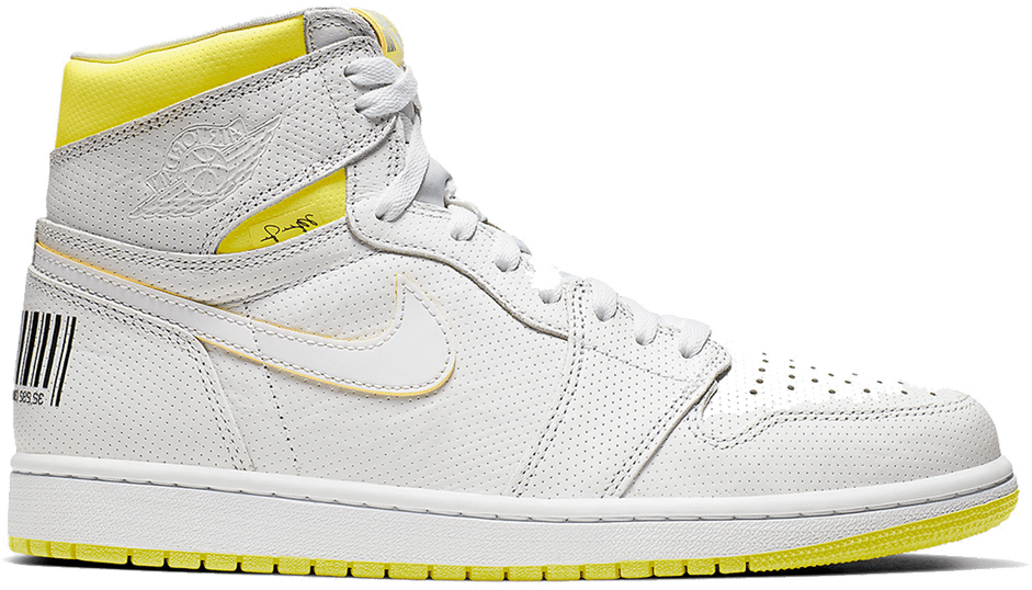 jordan 1 yellow first class flight