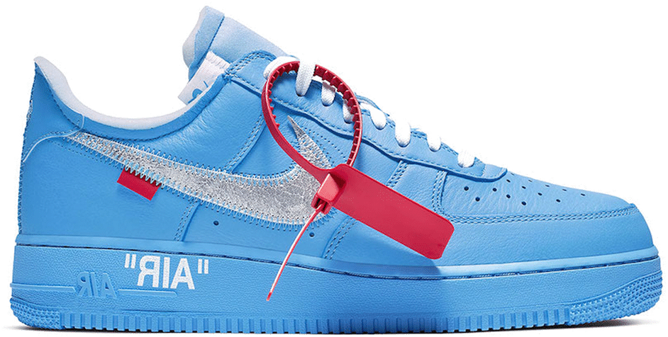 Nike Air Force 1 Low Off-White MCA University Blue Men's Sizes