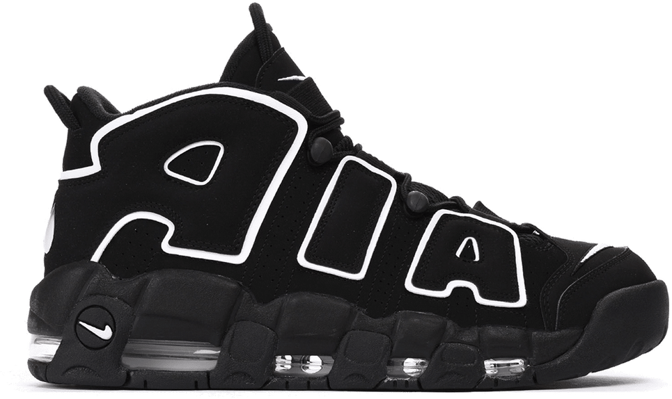 Nike Air More Uptempo ''Black'' 414962-002 | Zwart