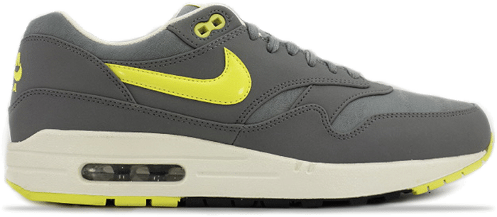 Nike Air Max 1 Cool Grey Sonic Yellow 512033-070
