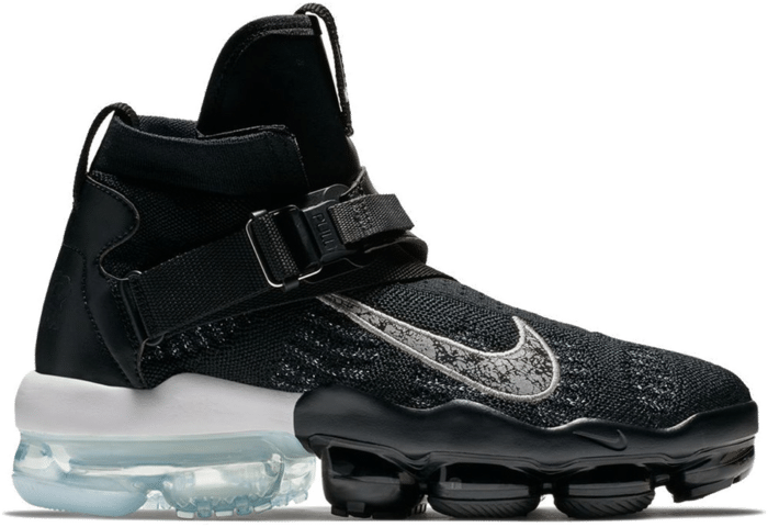 Nike Air VaporMax Premier Flyknit Black Metallic Silver White AO3241-002