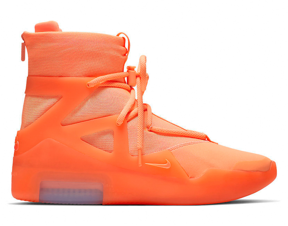 nike air fear of god 1 orange pulse
