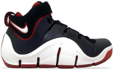 Nike LeBron 4 Black White Red 314647-011