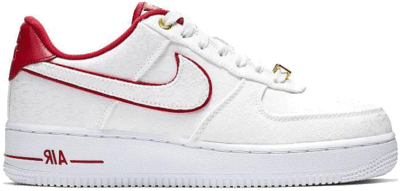 Nike Air Force 1 Low Lux White Red (Women’s) 898889-101