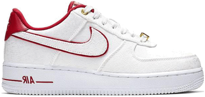 nike air force 1 low lux white red