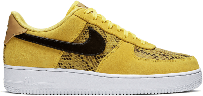 Nike Air Force 1 Low Yellow Snakeskin 