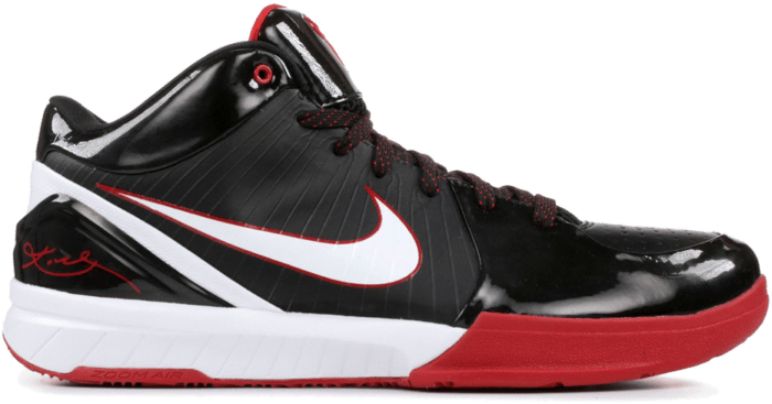 Nike Kobe 4 Black White Varsity Red 344335-012