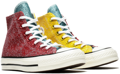 Converse Chuck Taylor All-Star 70 Hi JW Anderson Glitter Yellow Red 164694C
