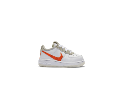Nike Force 1 LV8 3 White Total Orange (TD) CD7415-100