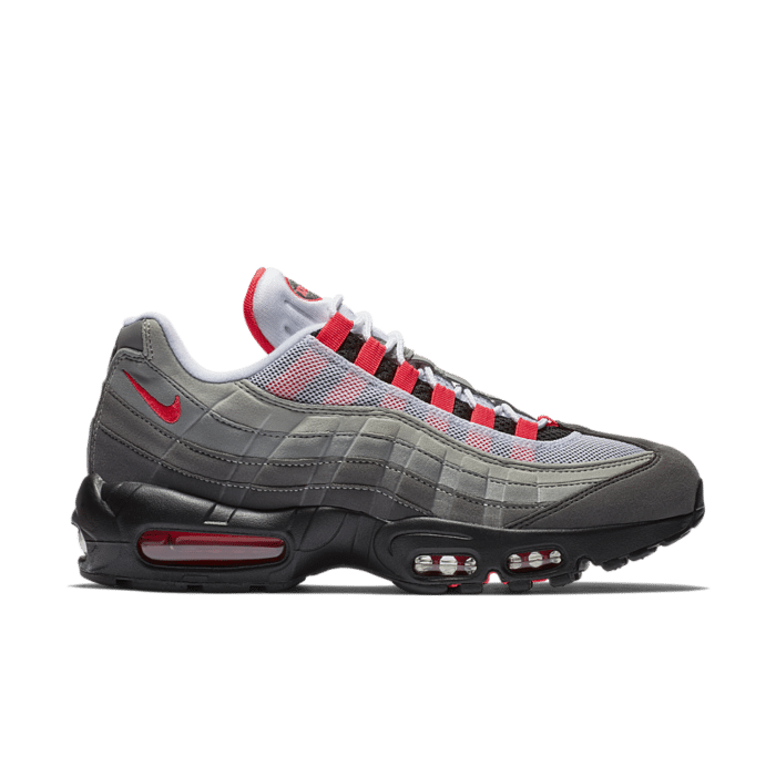 Nike Air Max 95 ‘White and Solar Red and Granite’ White/Granite/Dust/Solar Red AT2865-100