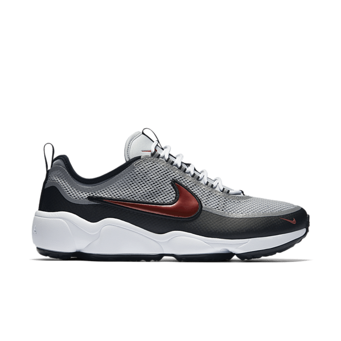 Nike Air Zoom Spiridon ‘Metallic Silver & Black’ Metallic Silver/Black/White/Desert Red 876267-001
