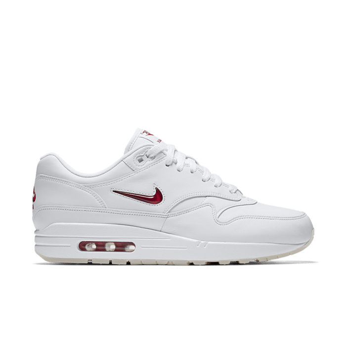 air max one jewel white red 