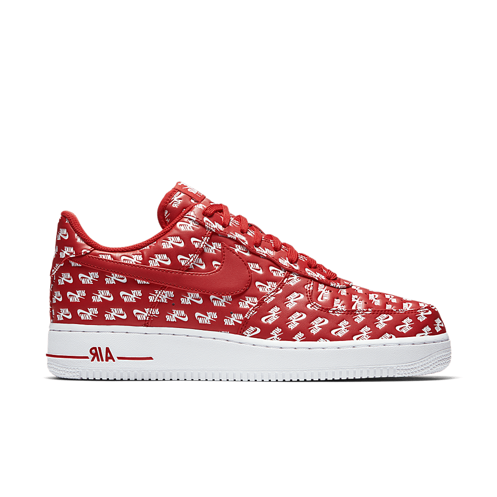 Nike Air Force 1 Low All Over Logo Red AH8462-600 
