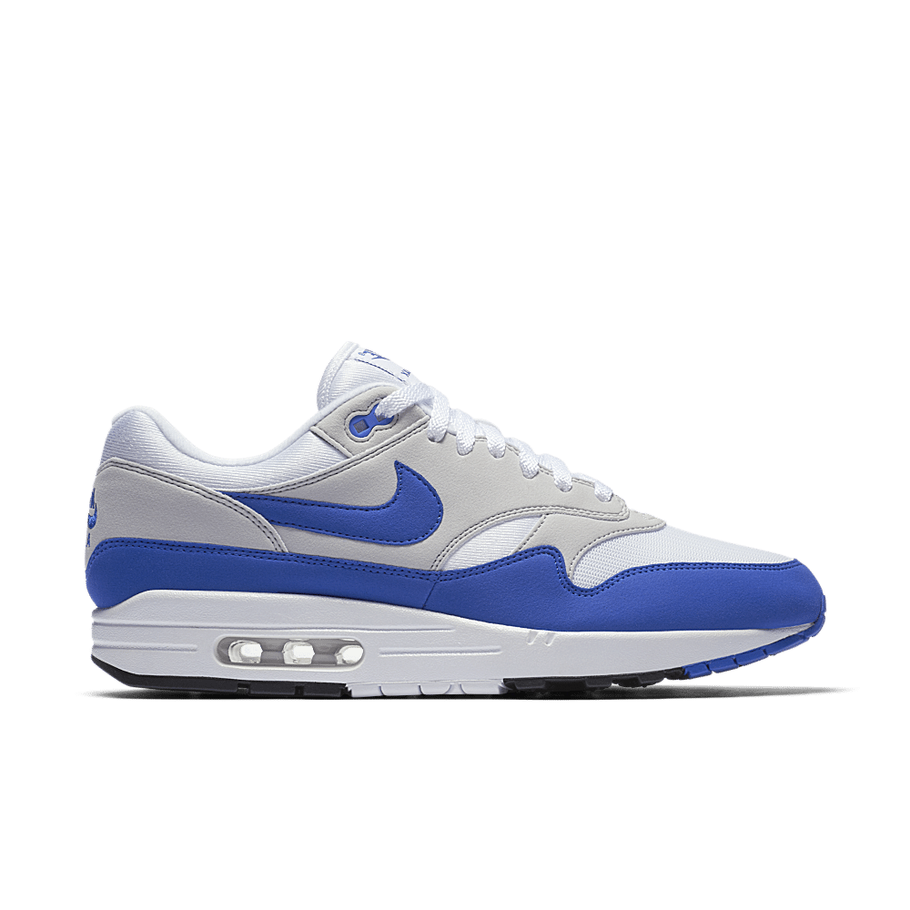Nike Air Max 1 Anniversary 'White & Neutral Grey & Game Royal' White/Neutral Grey/Black/Game 