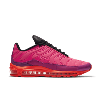 Nike Air Max 97 / Plus ‘Racer Pink & Hyper Magenta’. Racer Pink/Total Crimson/Black/Hyper Magenta AH8144-600