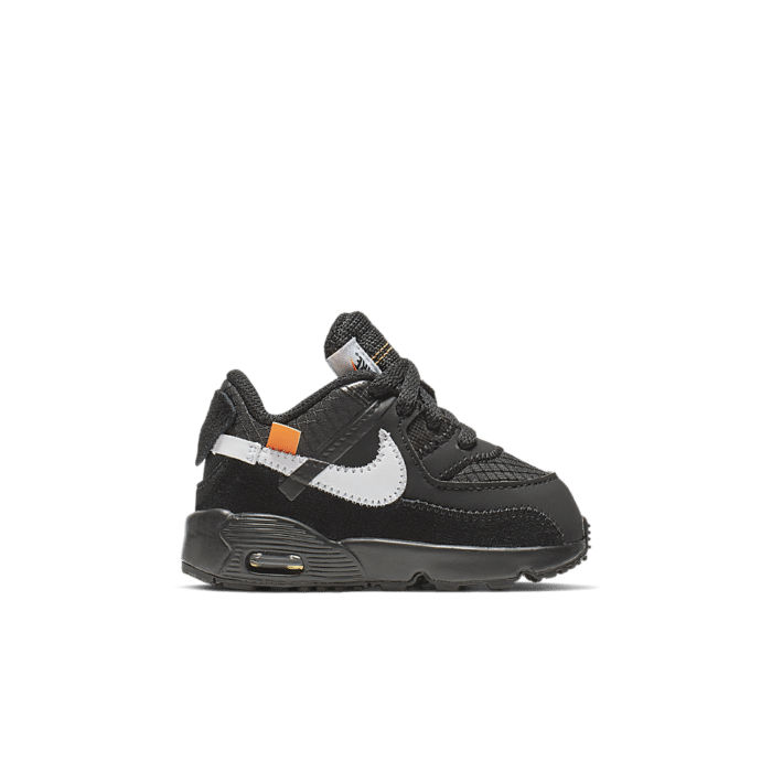 Nike The Ten: Toddler Max 90 'Black' Black/Cone/Black/White BV0852-001 | Zwart