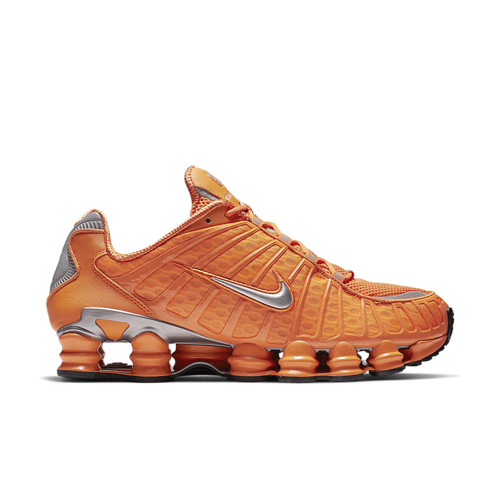 Nike Shox TL Clay Orange and Metallic Silver . Clay Orange Clay