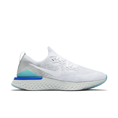 Nike Epic React Flyknit 2 White Light Aqua (Women’s) BQ8927-105