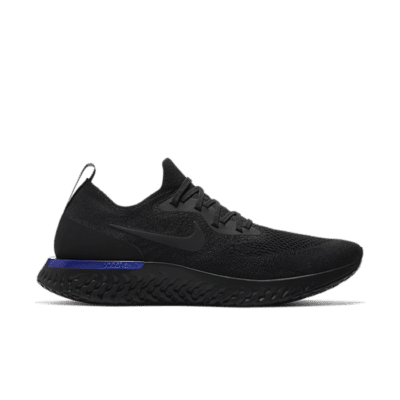 Nike Epic React Flyknit Black Racer Blue AQ0067-004
