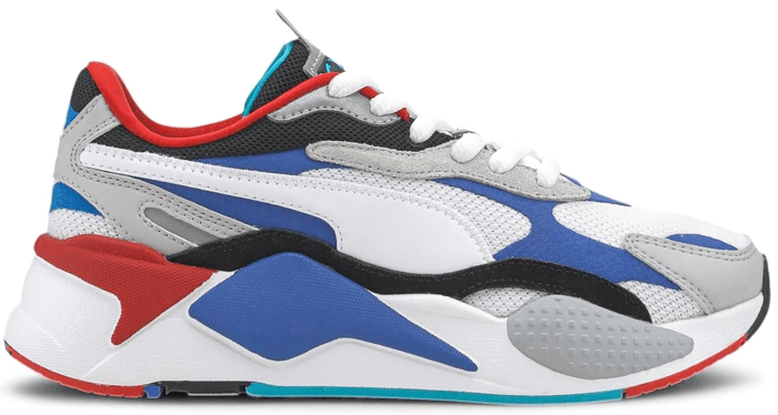 Puma RS-X 3 Puzzle White Blue Red (GS) 372357-05