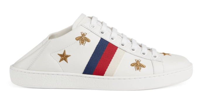 Gucci Ace Bees and Stars (W) 498205 AXWQ0 9098
