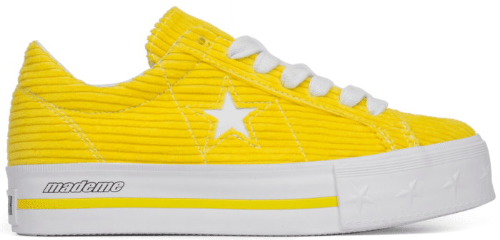 Converse One Star Platform Ox MadeMe Vibrant Yellow (Women’s) 561393C
