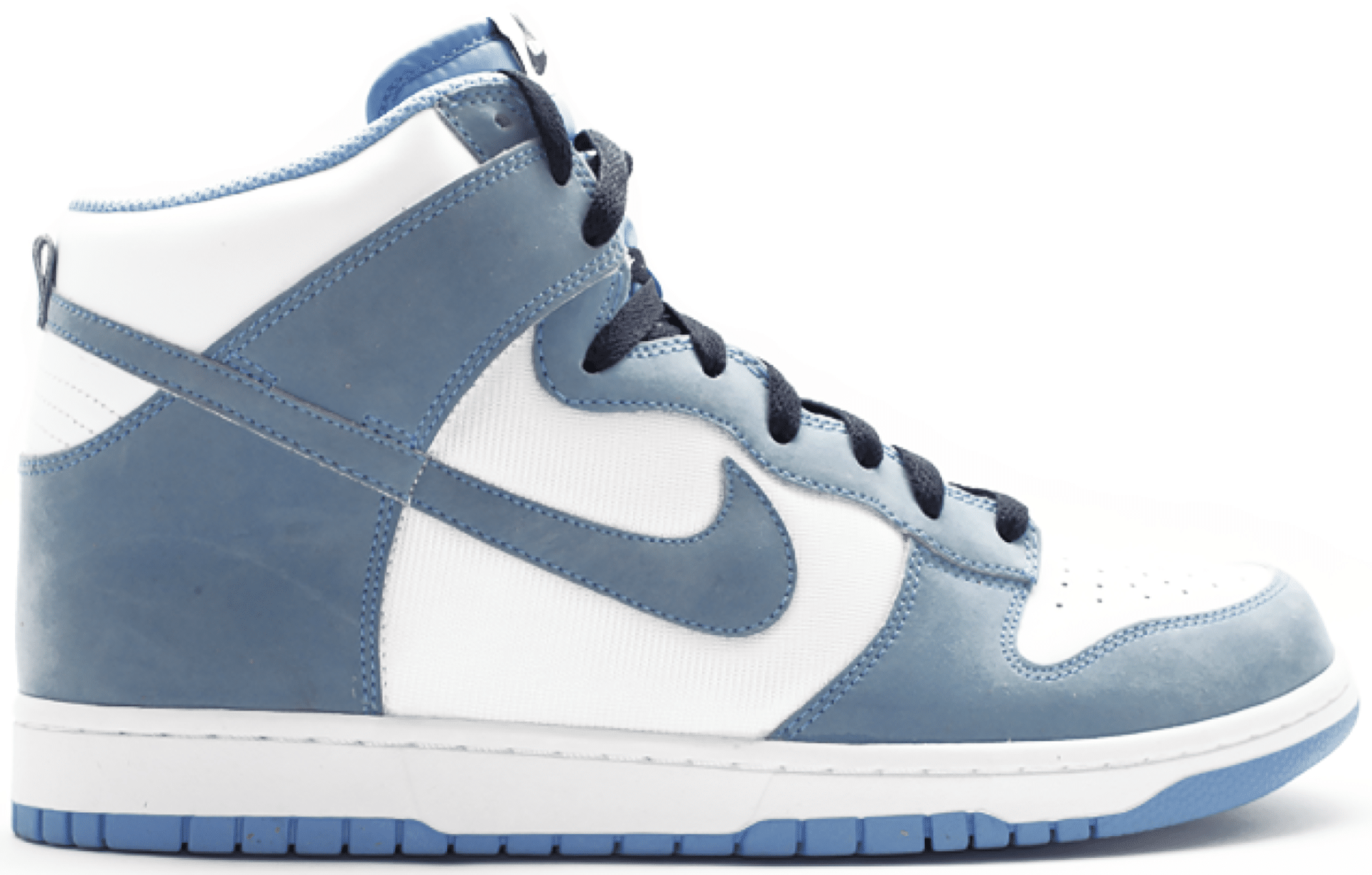 blue white dunk high