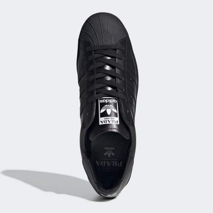 black Adidas Prada luxury