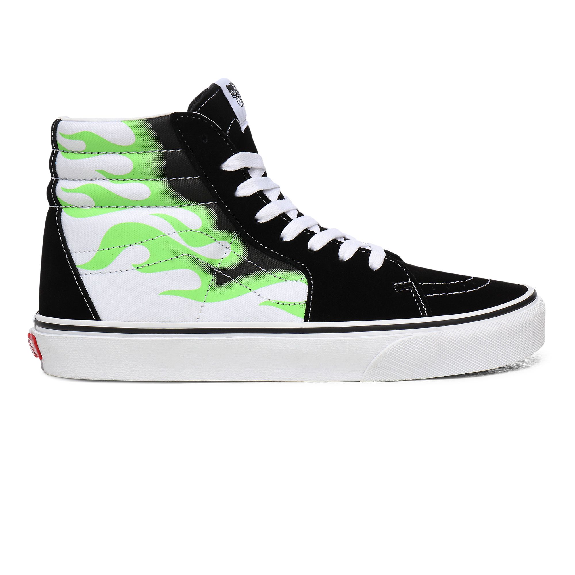 Vans Sk8-Hi 'Flame Black White' Black VN0A4U3CXEY | Zwart