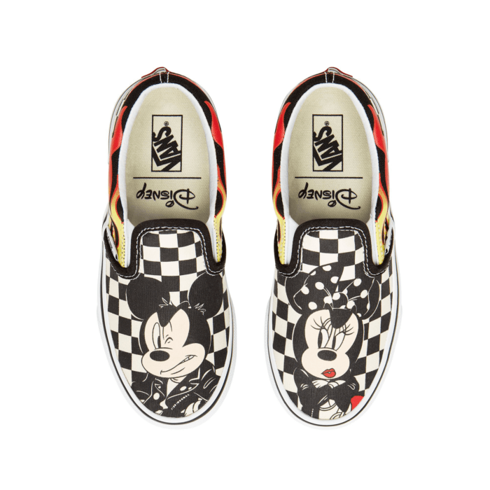 Vans Disney x Slip-On Kids ‘Mickey & Minnie’ Black VN0A32QIUJ4