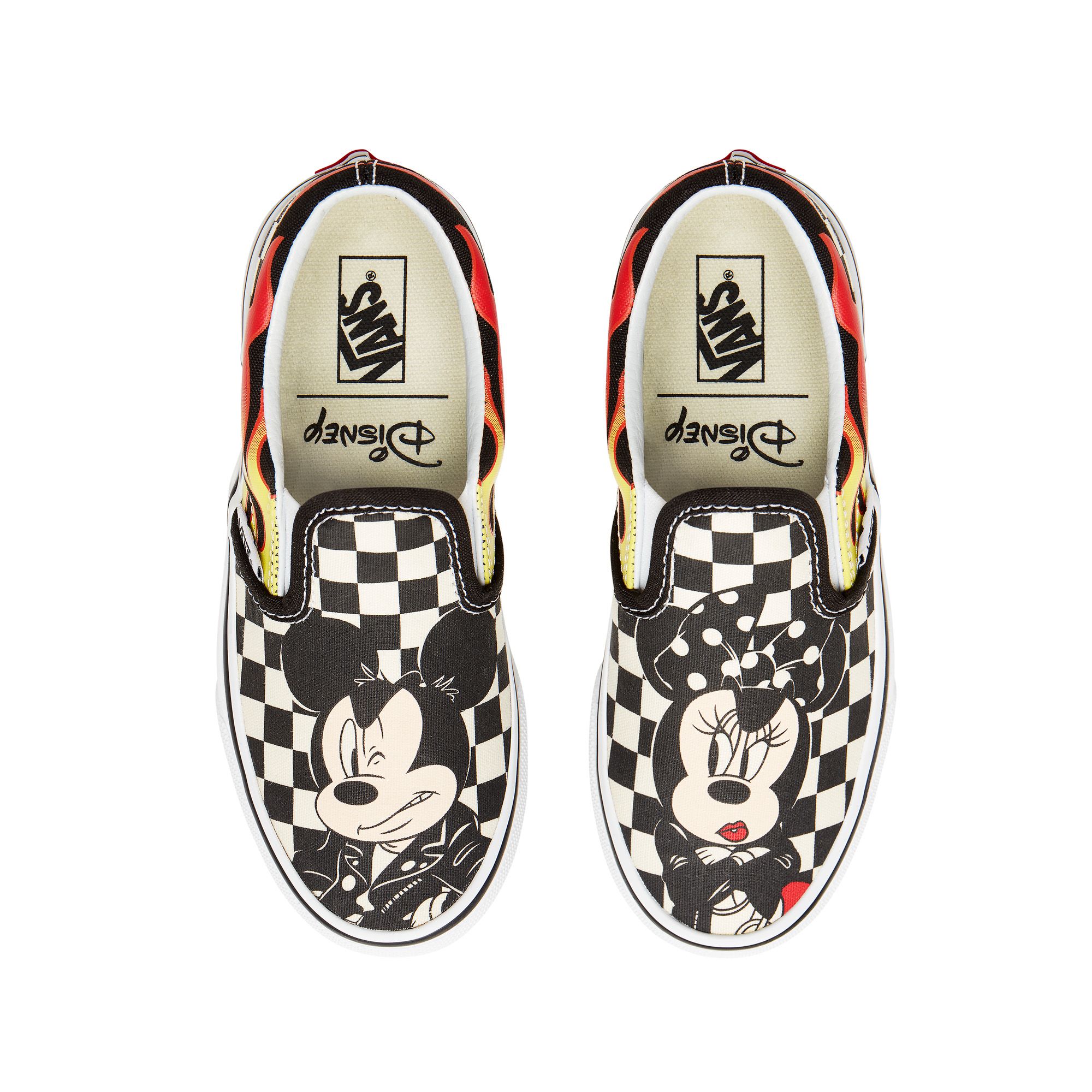 mickey and minnie vans slip on