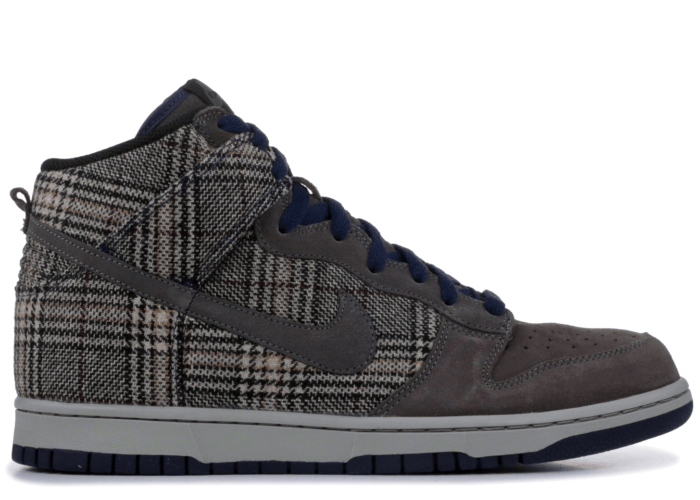 nike dunk high tweed