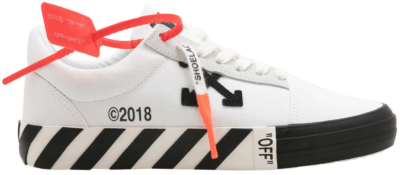 OFF-WHITE Vulc Low Top White Black (Updated Stripes) (W) OWIA146R198000160100