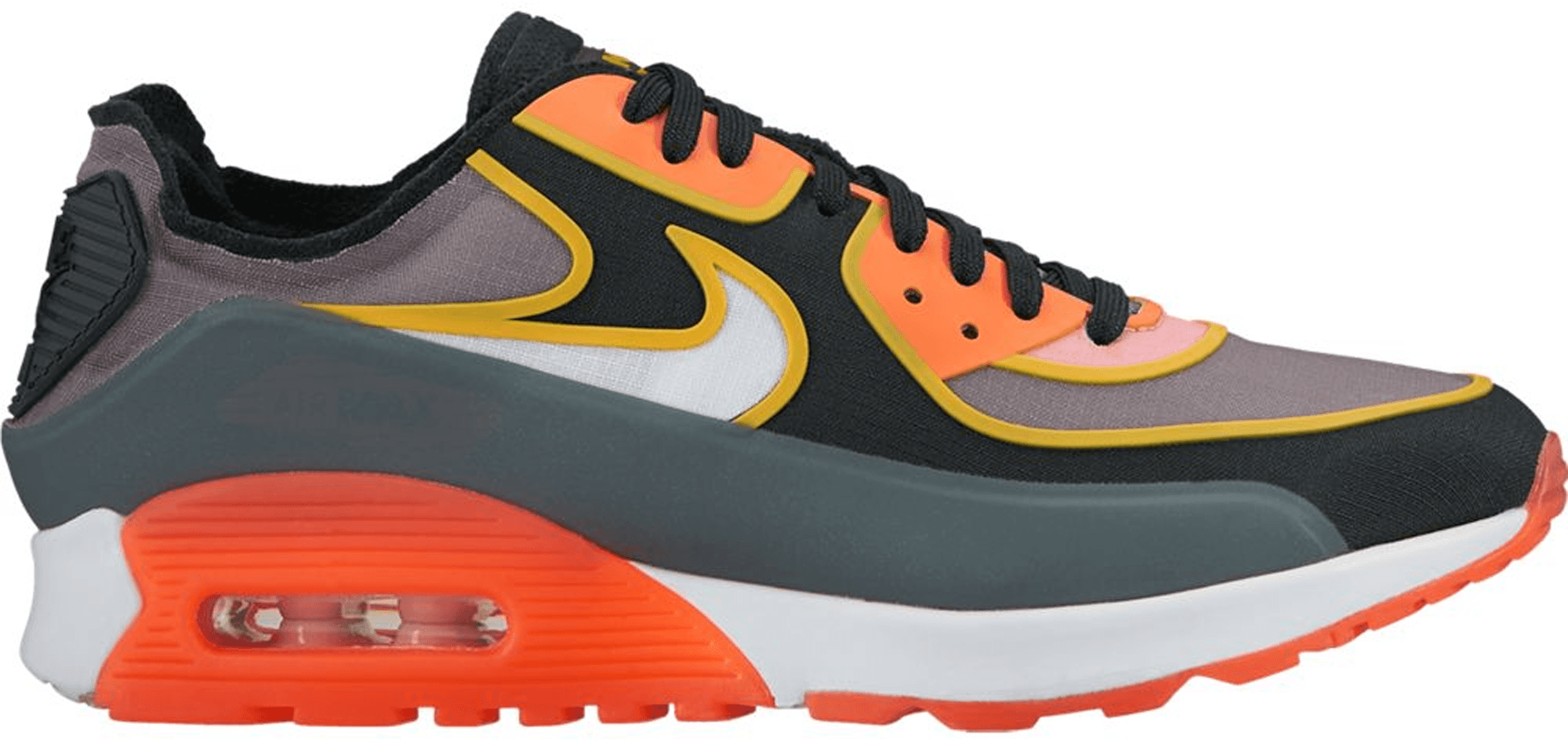 Nike Air Max 90 Ultra 2.0 SI Cool Grey Total Crimson (W) 881108-001 | Grijs
