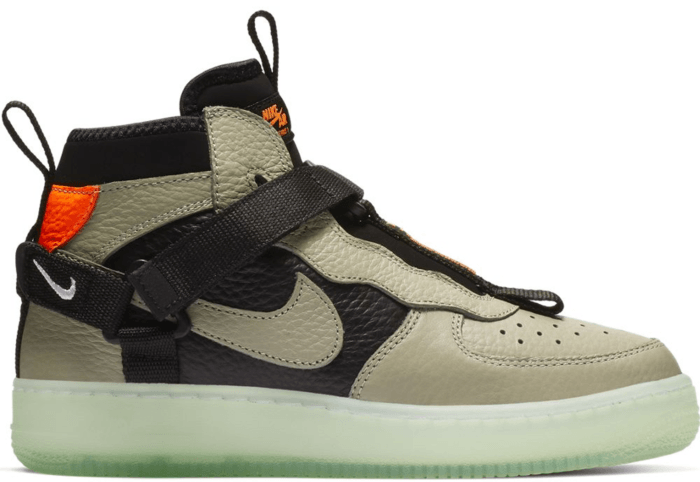 nike air force blauw groen