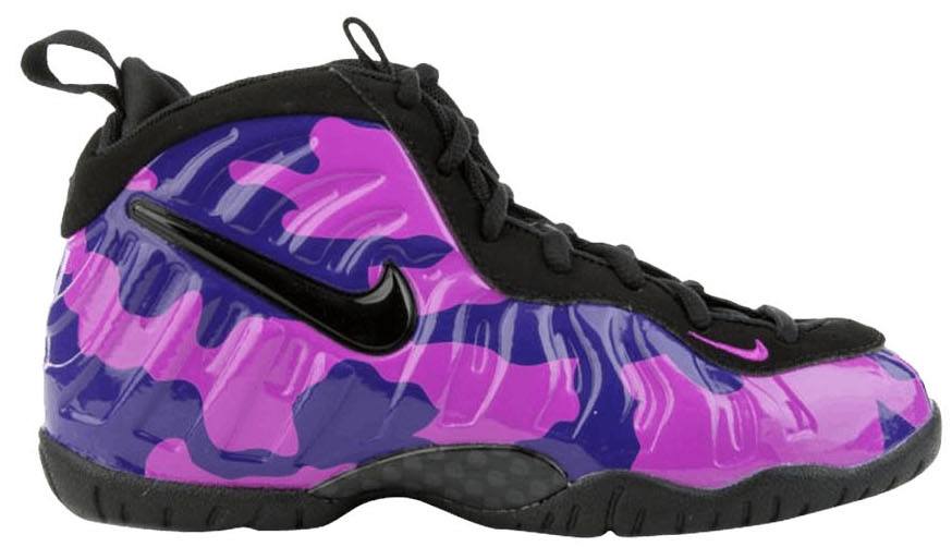 nike little posite pro purple camo