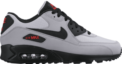 Nike Air Max 90 Wolf Grey Black Red 537384-049