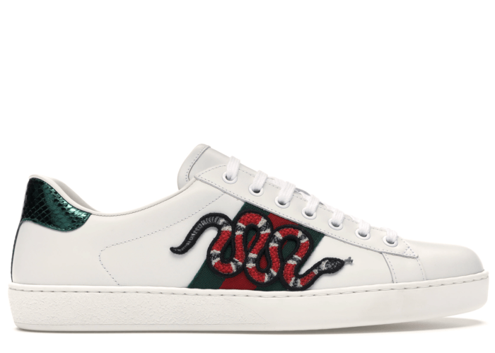 Gucci Ace Embroidered Snake 456230 A38G0 9064